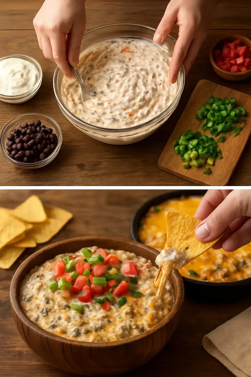 Cheesy Bean Dip