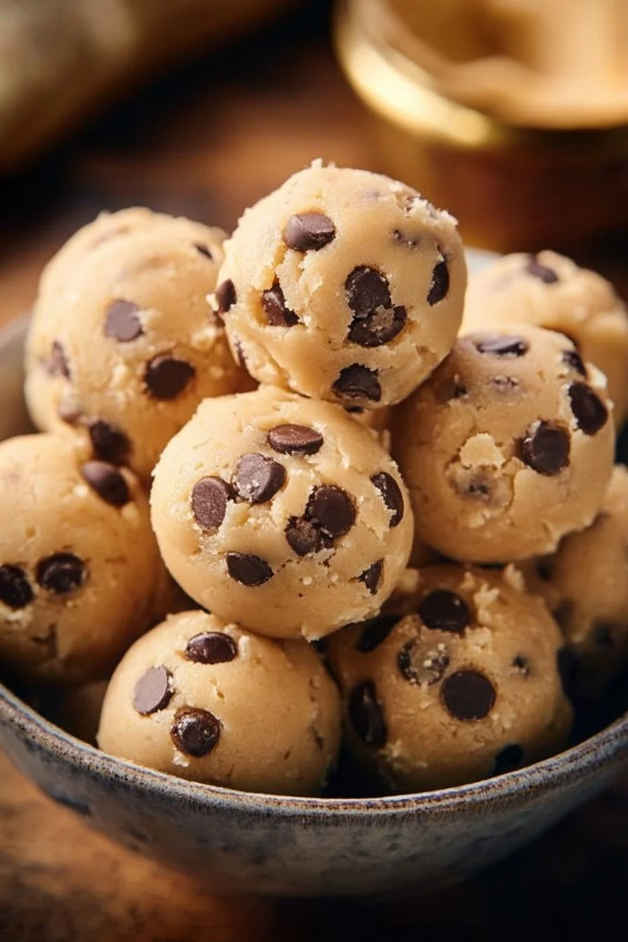 Chocolate Chip Cottage Cheese Cookie Dough Bites
