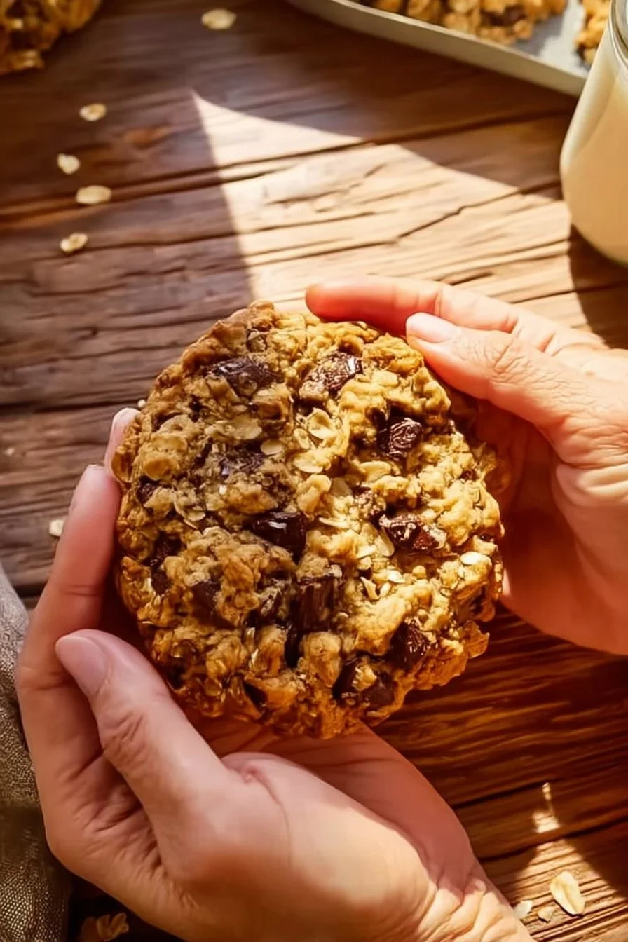 Cowboy Cottage Cheese Chocolate Chip Cookies