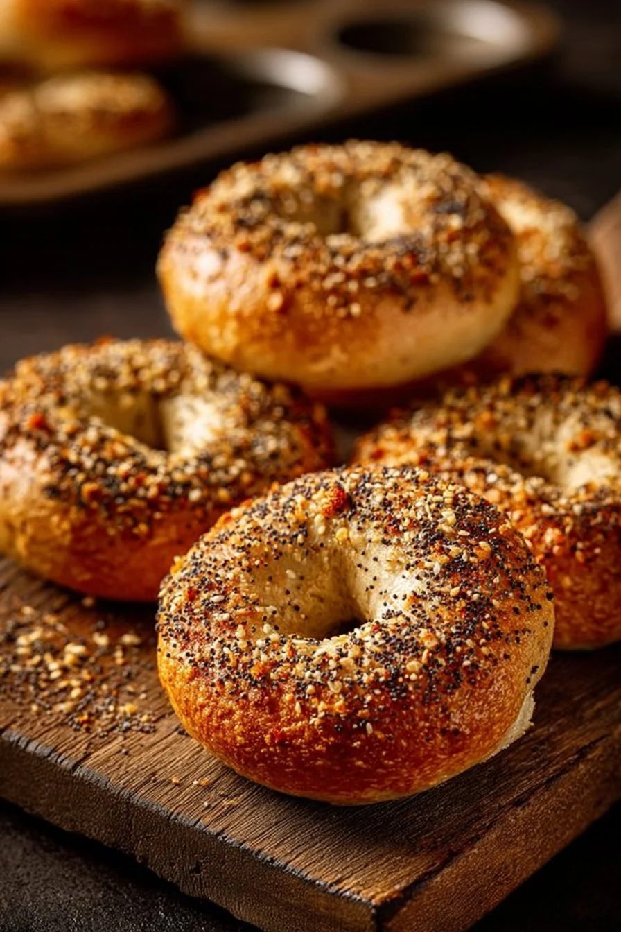Fluffy Greek Yogurt Bagels