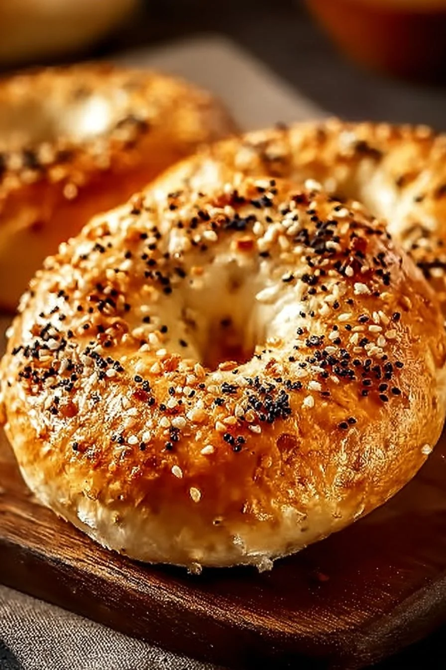 Fluffy & Healthy Greek Yogurt Bagels