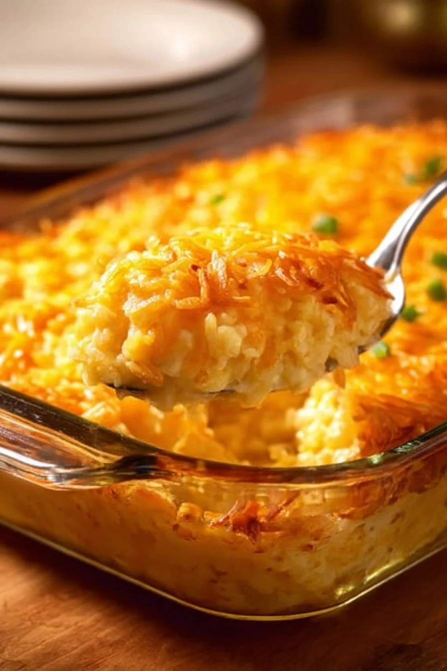 Funeral Potatoes with Hashbrowns Recipe