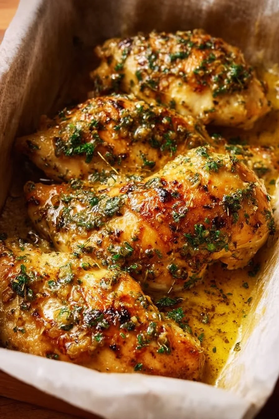 Garlic Butter Baked Chicken Breast