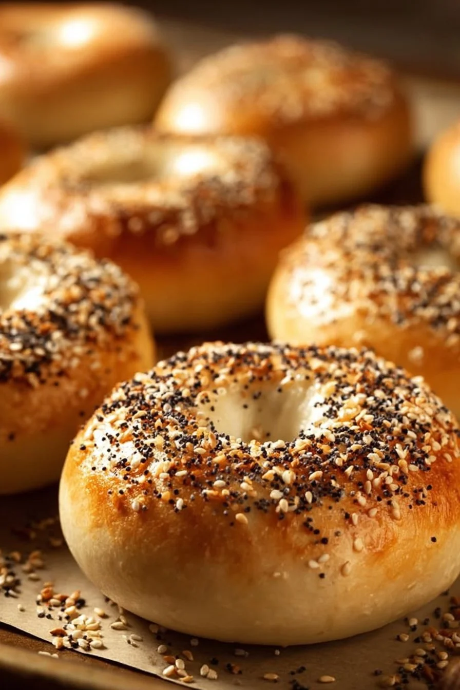 High Protein Greek Yogurt Bagels