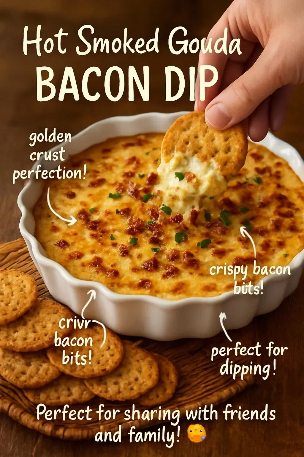 Hot Smoked Gouda Bacon Dip