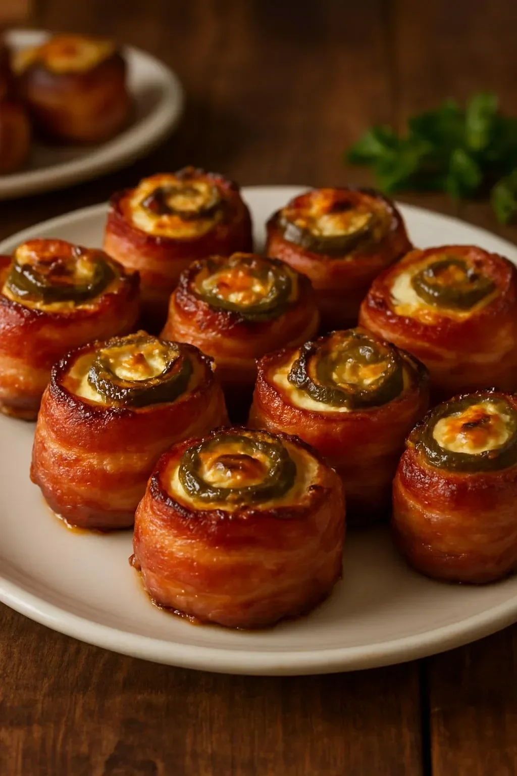 Delicious pig shots made with sausage, jalapeños, and cheese