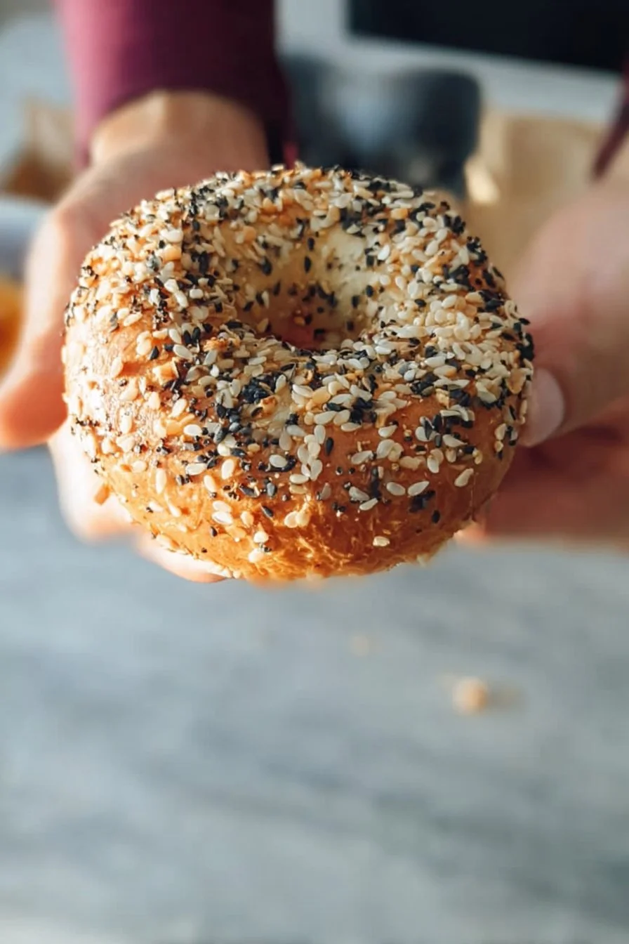 Protein Bagels with Cottage Cheese