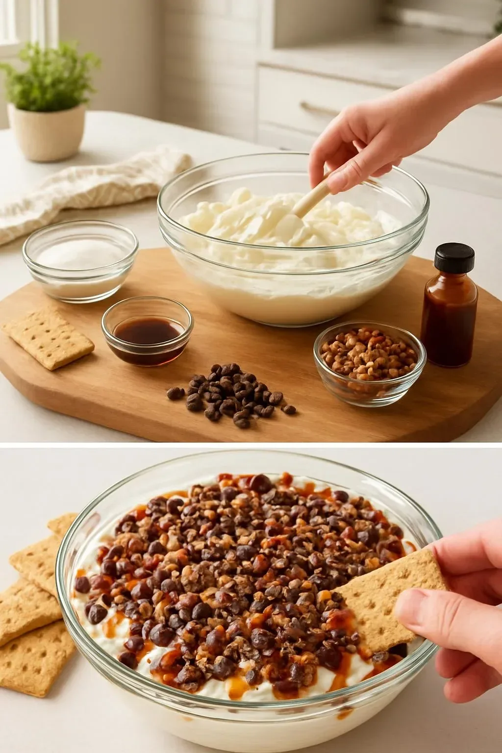 Turtle Cheesecake Dip
