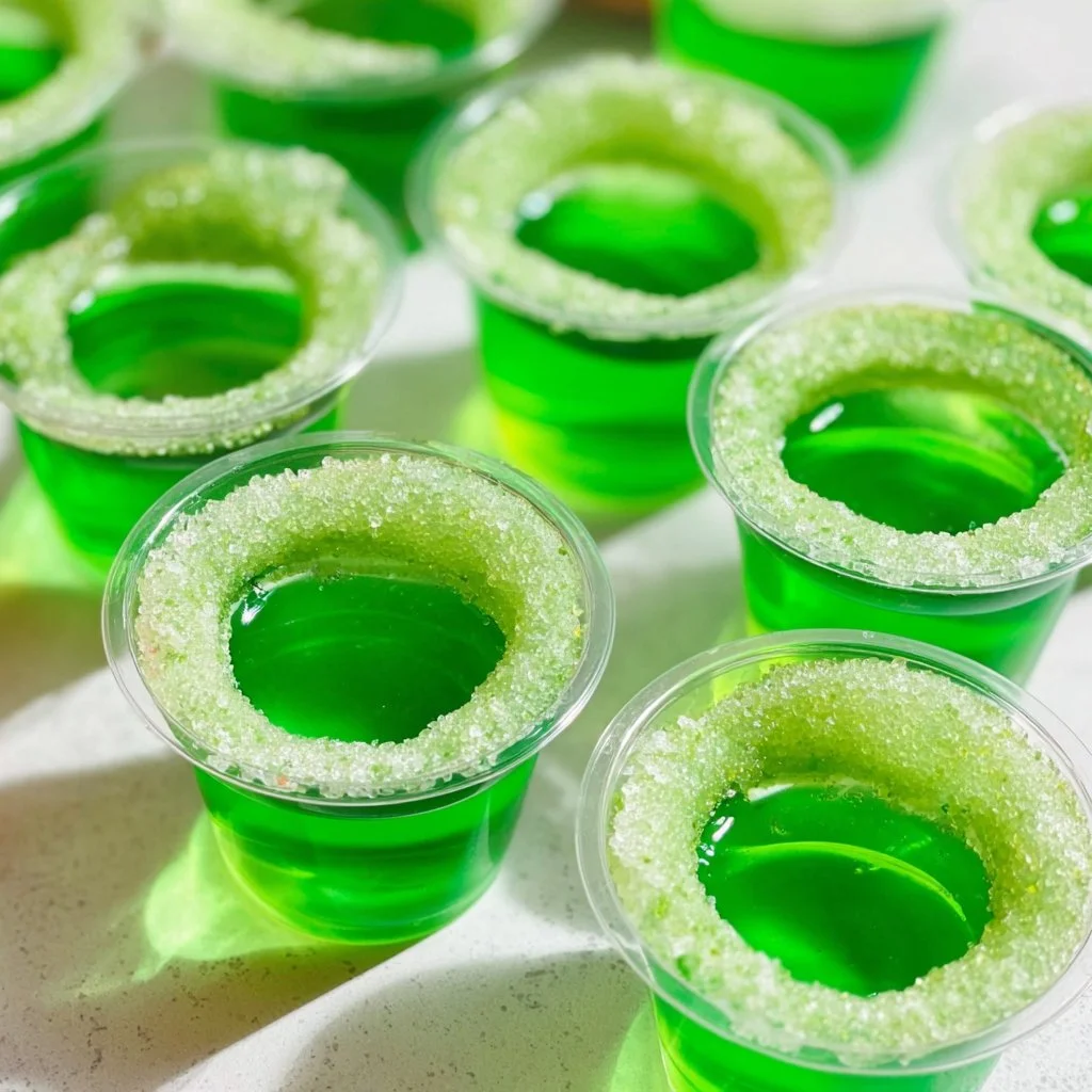 Apple Pucker Jello Shots
