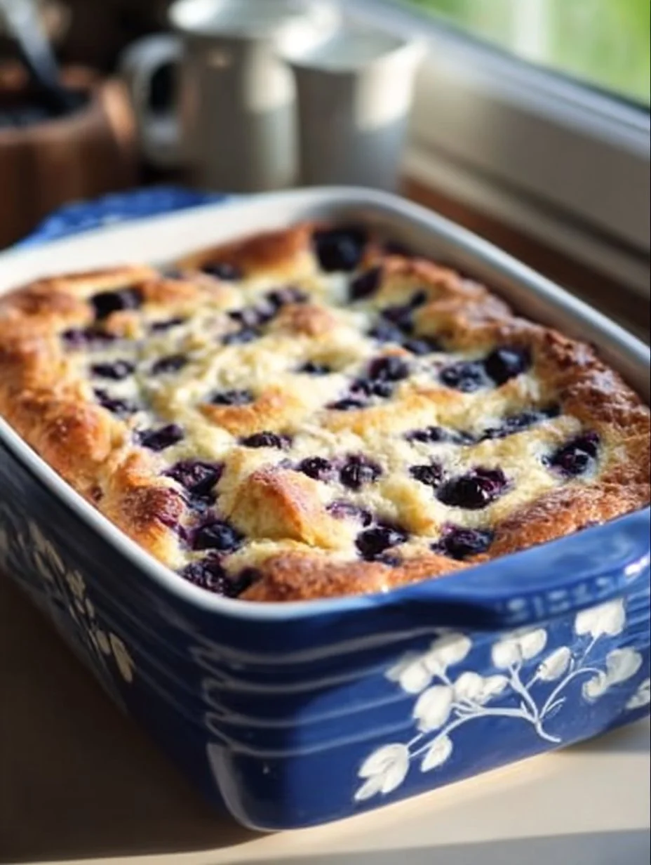 Blueberry Buttermilk Pancake Casserole