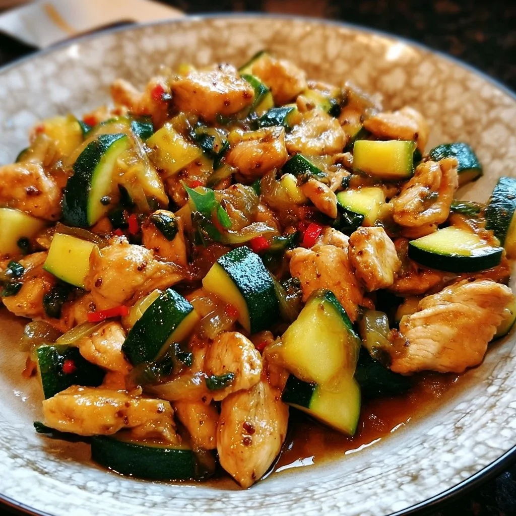 Chicken Zucchini Stir Fry