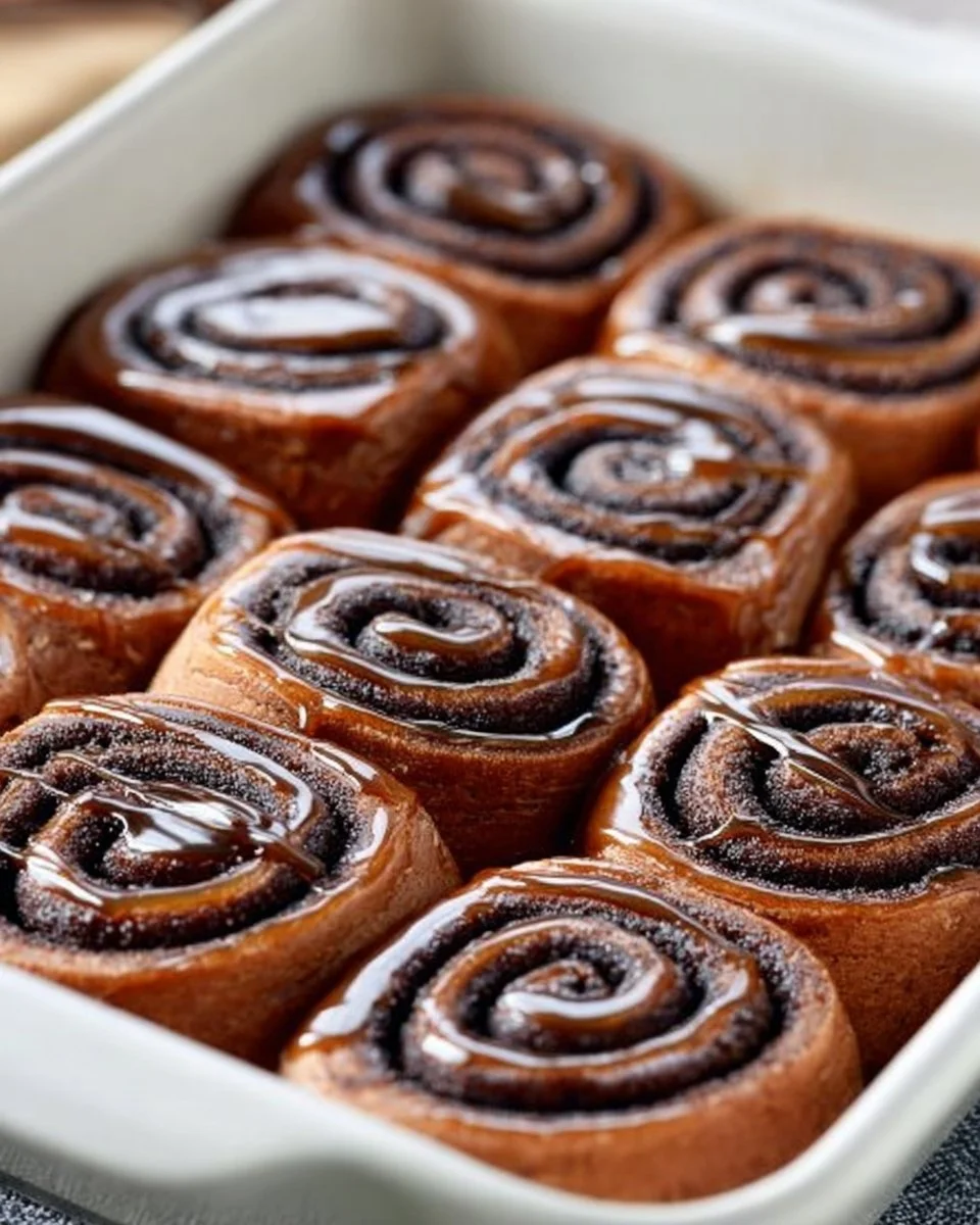 Chocolate Cinnamon Rolls