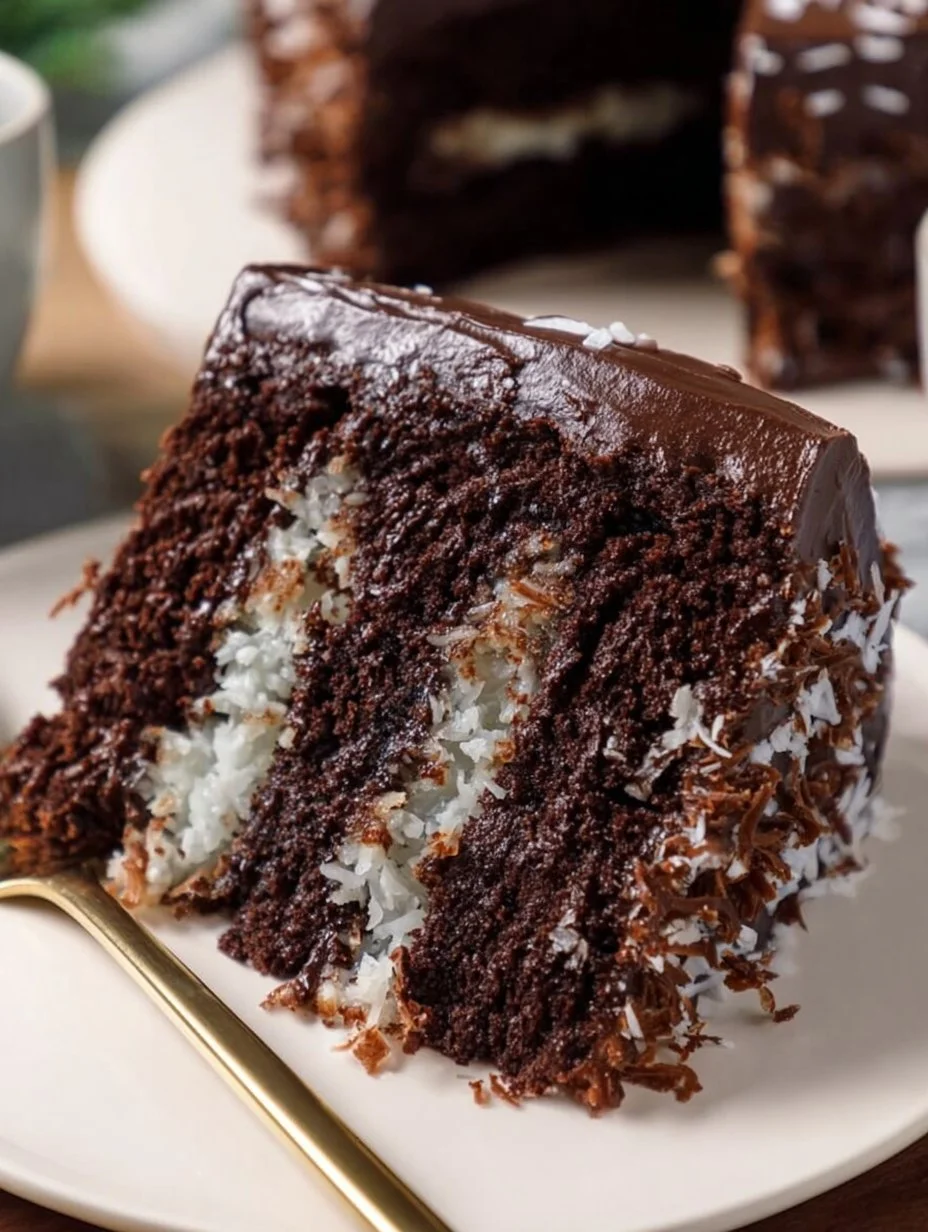 Chocolate Mounds Cake