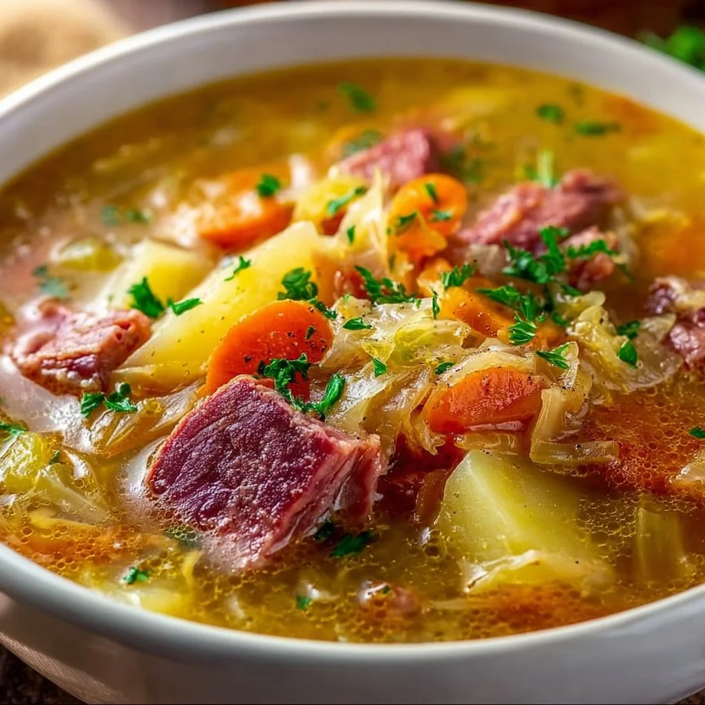 Corned Beef and Cabbage Soup