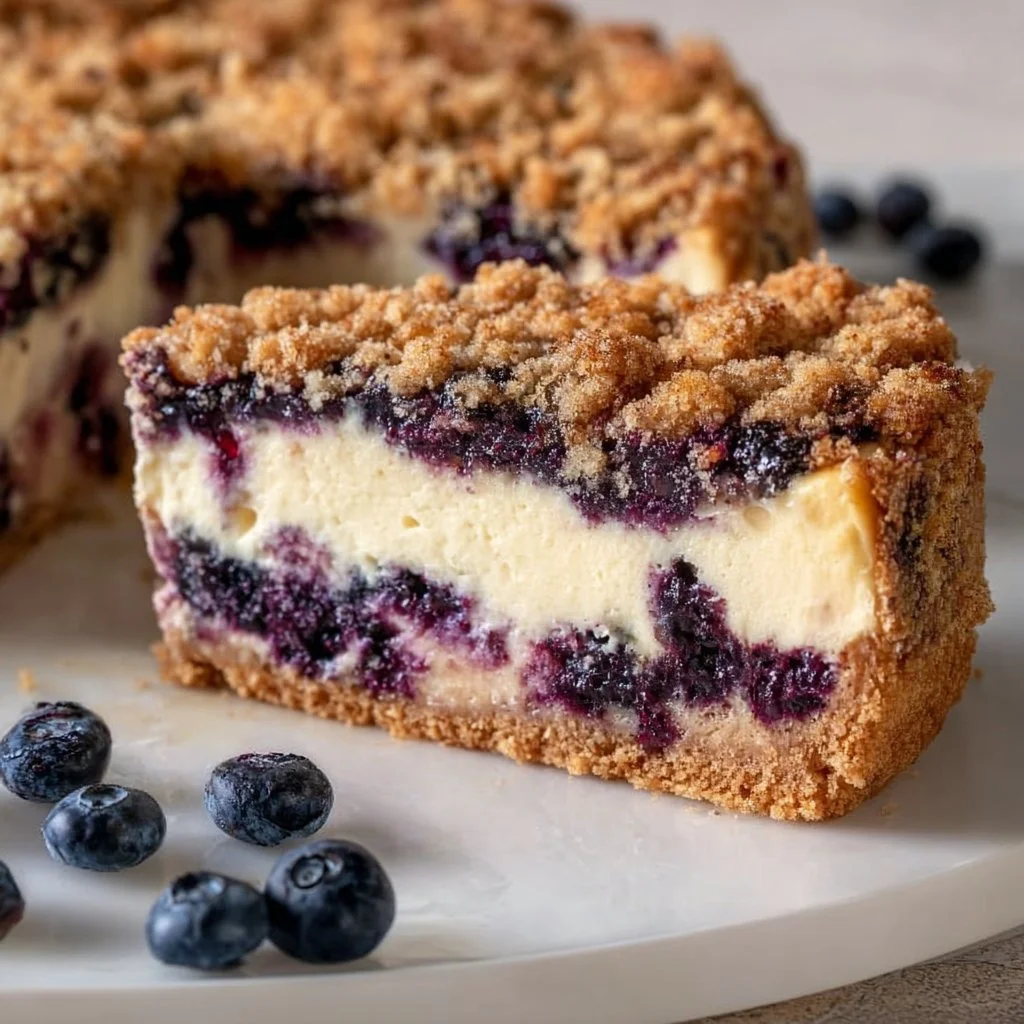 Creamy Blueberry Cheesecake