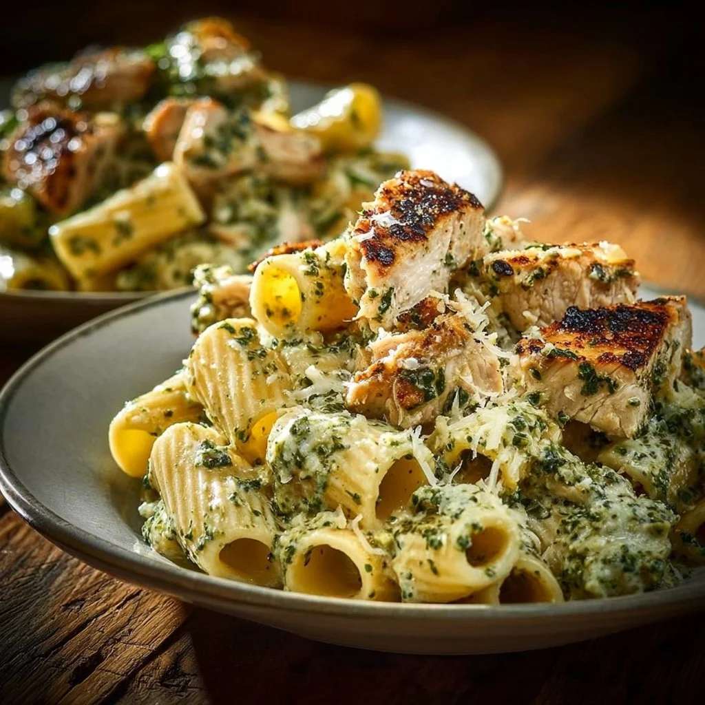 Creamy Pesto Chicken Pasta