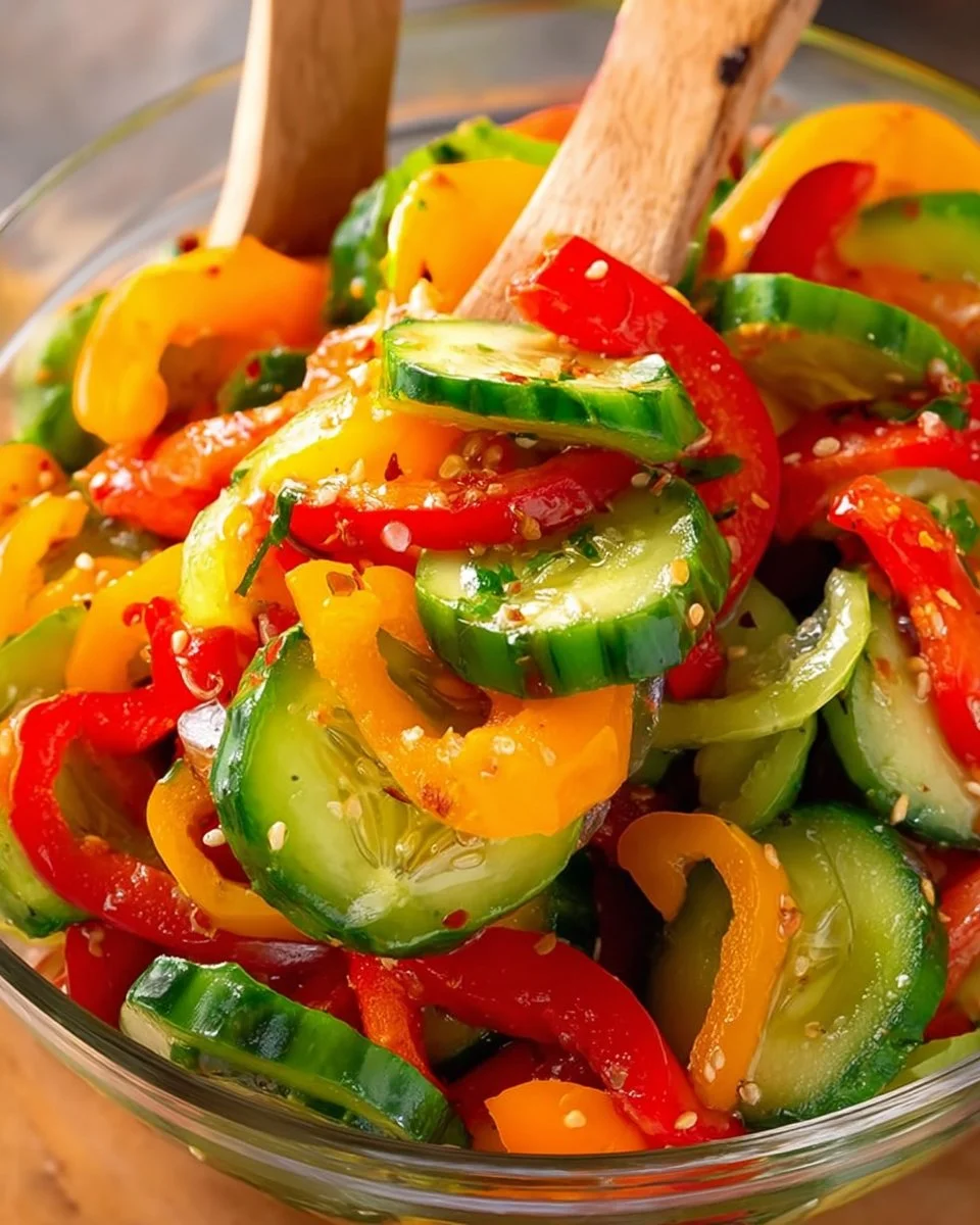 Cucumber and Sweet Pepper Salad