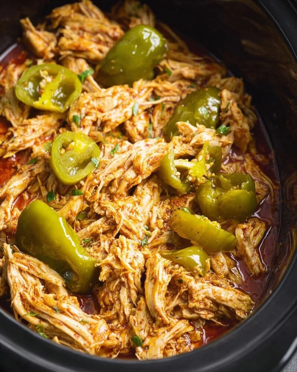 Delicious Mississippi Chicken made easy in a crockpot