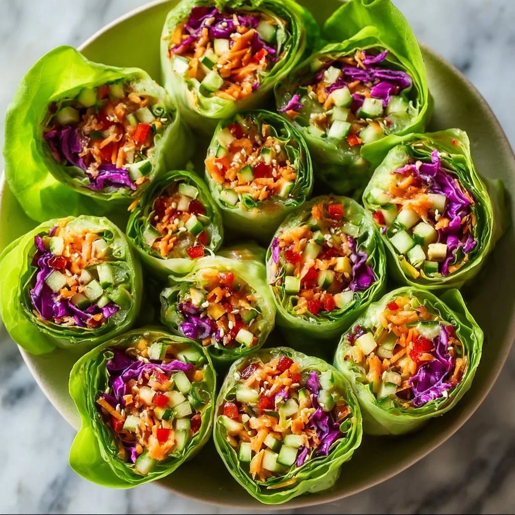 Fresh Spring Rolls with Peanut Sauce