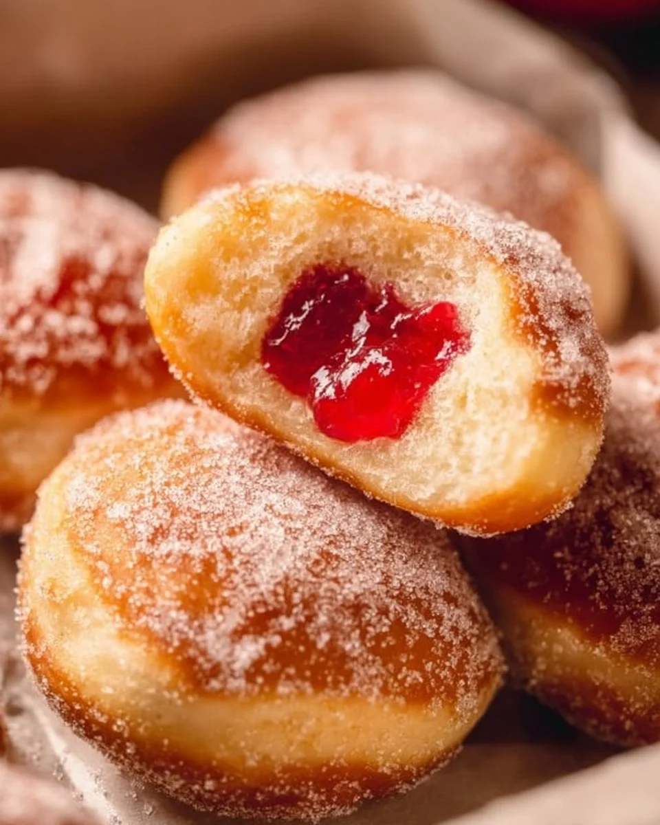 Homemade Jelly Filled Donuts