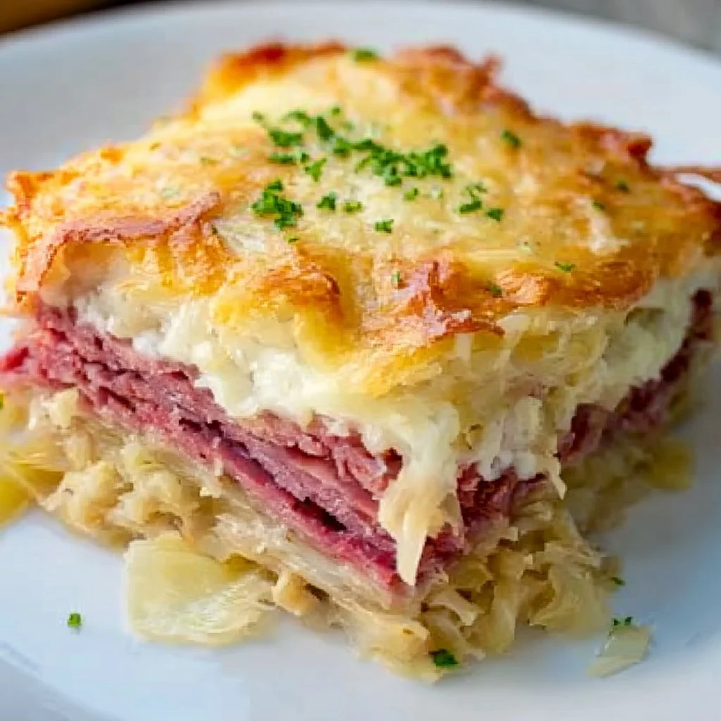Keto Reuben Casserole – Easy low carb casserole with layers of corned beef, sauerkraut, Swiss cheese… | Low carb keto recipes, Easy keto recipes, Keto dinner recipes