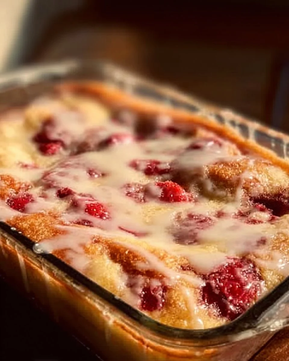 Keto Strawberry Cream Cheese Cobbler