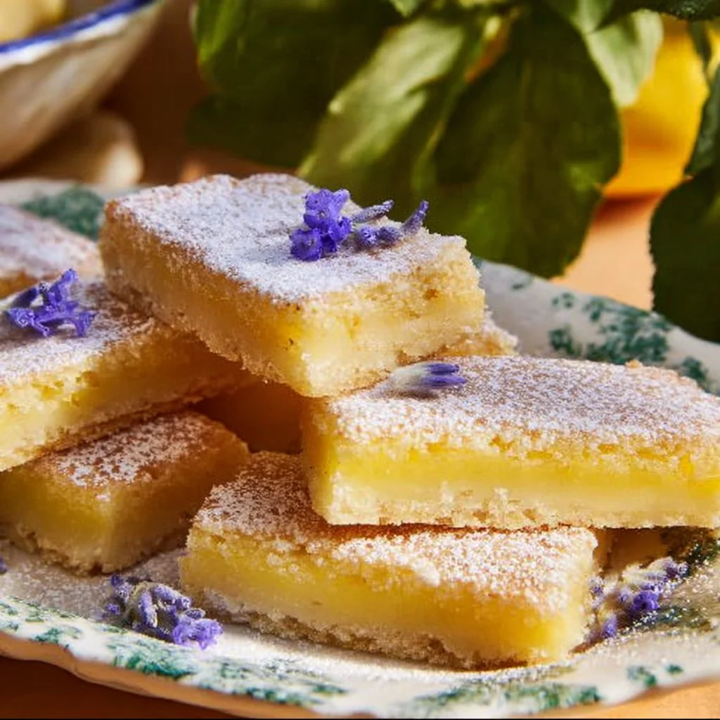 Lavender Lemon Bars