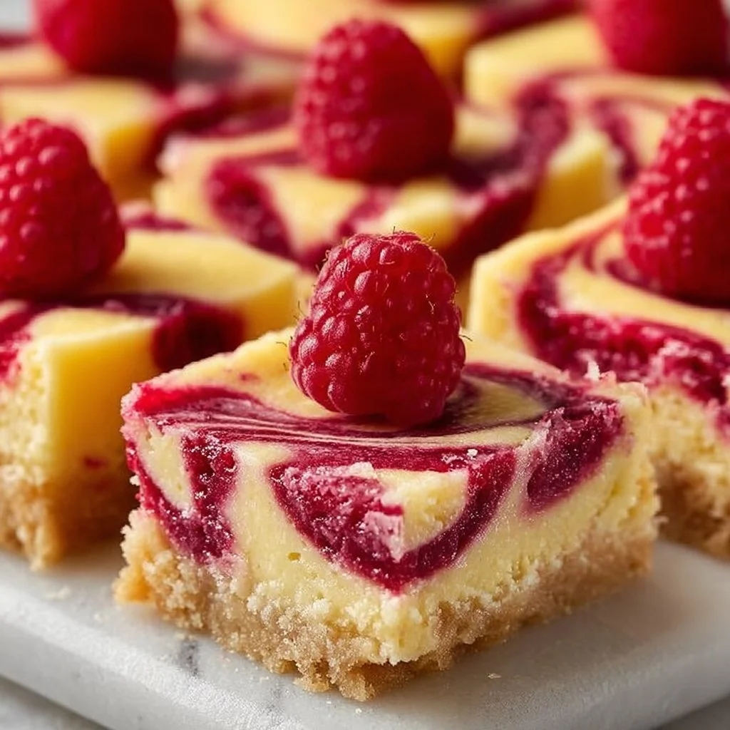 Lemon Raspberry Swirl Bars