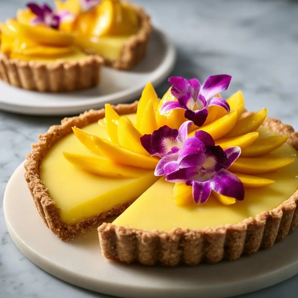 Mango Curd Tart