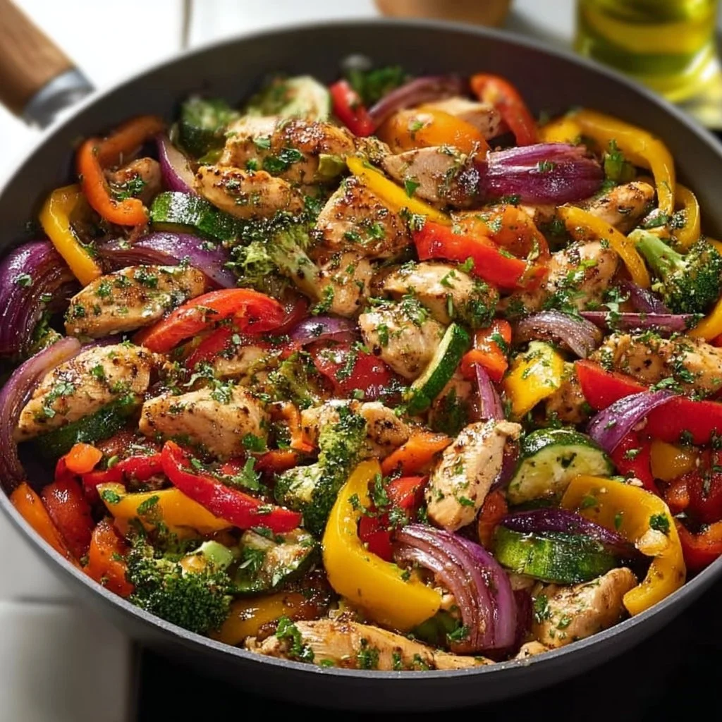 Mediterranean Chicken Stir Fry Recipe: Wholesome 30-Minute Delight
