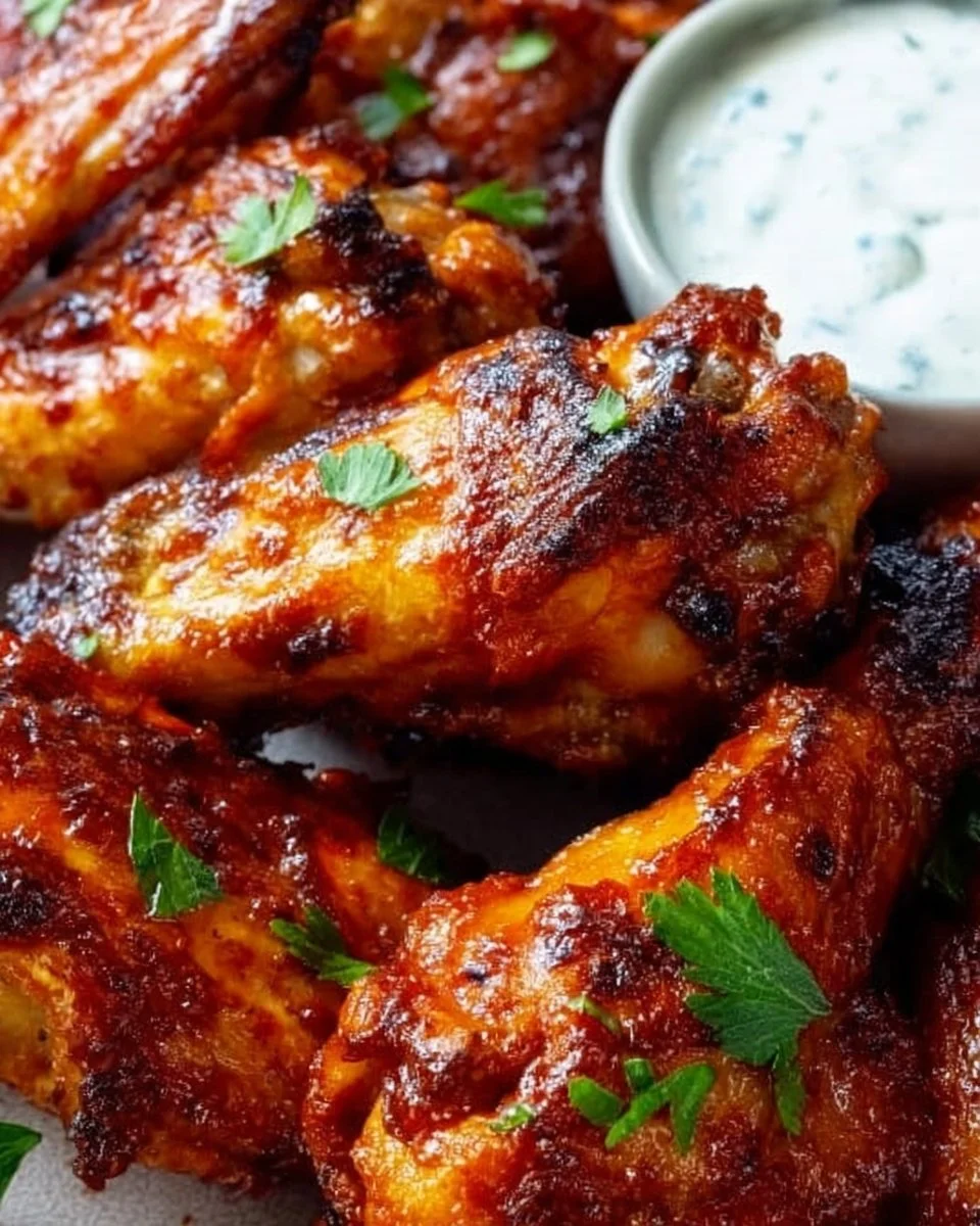 OVEN BAKED BBQ CHICKEN WINGS | Chicken wing recipes baked, Baked bbq chicken, Baked bbq chicken wings