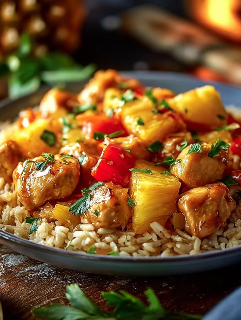 Pineapple Chicken and Rice