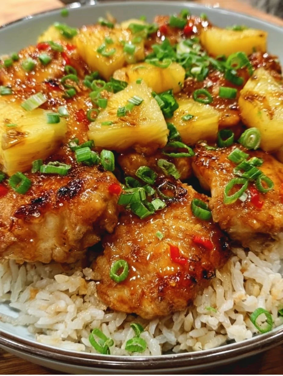 Pineapple Chicken and Rice