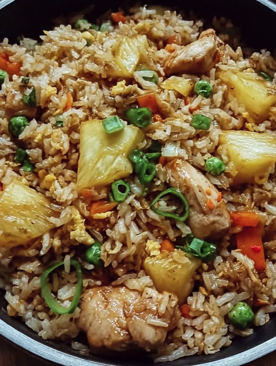 Pineapple Chicken Fried Rice