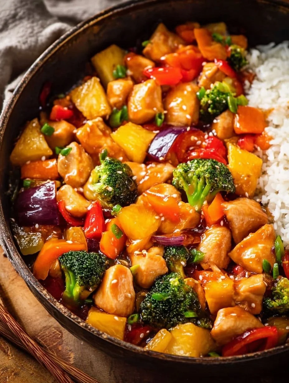 Pineapple Chicken Stir Fry