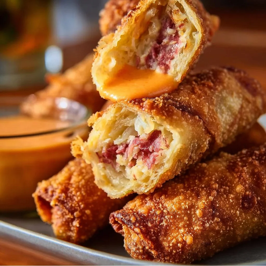Reuben Egg Rolls Recipe
