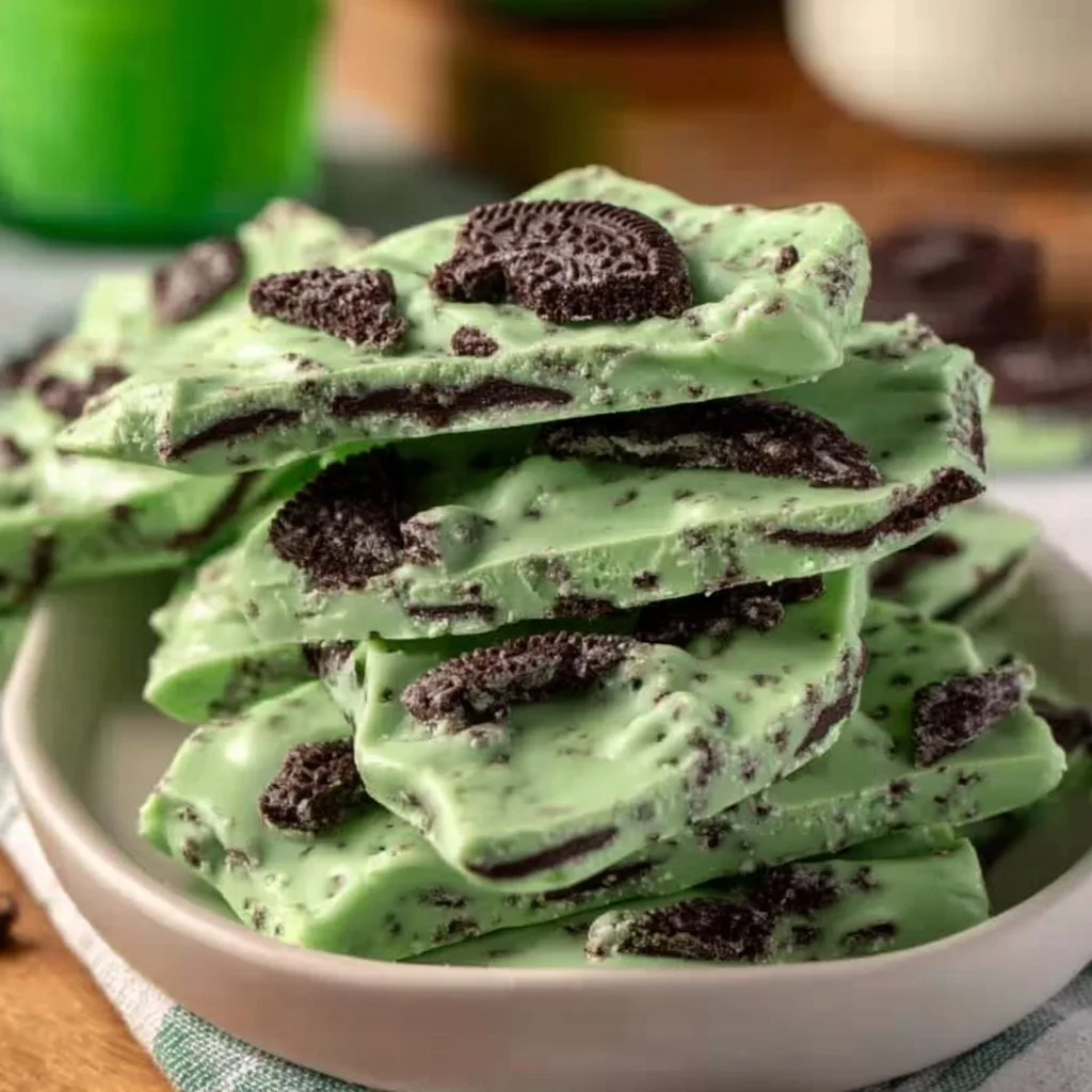 St. Patrick’s Day Mint Oreo Bark