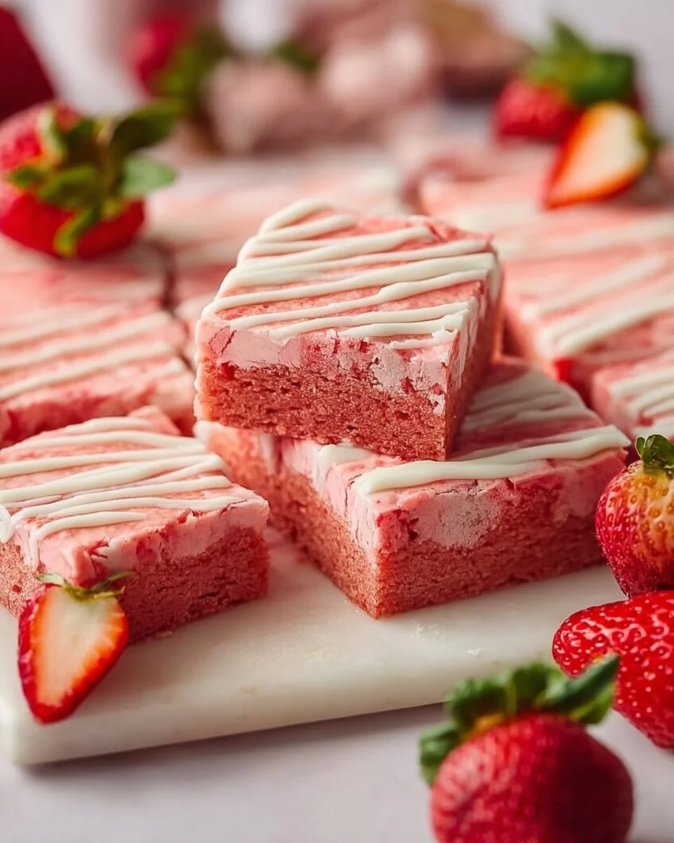 Strawberry Brownies Recipe