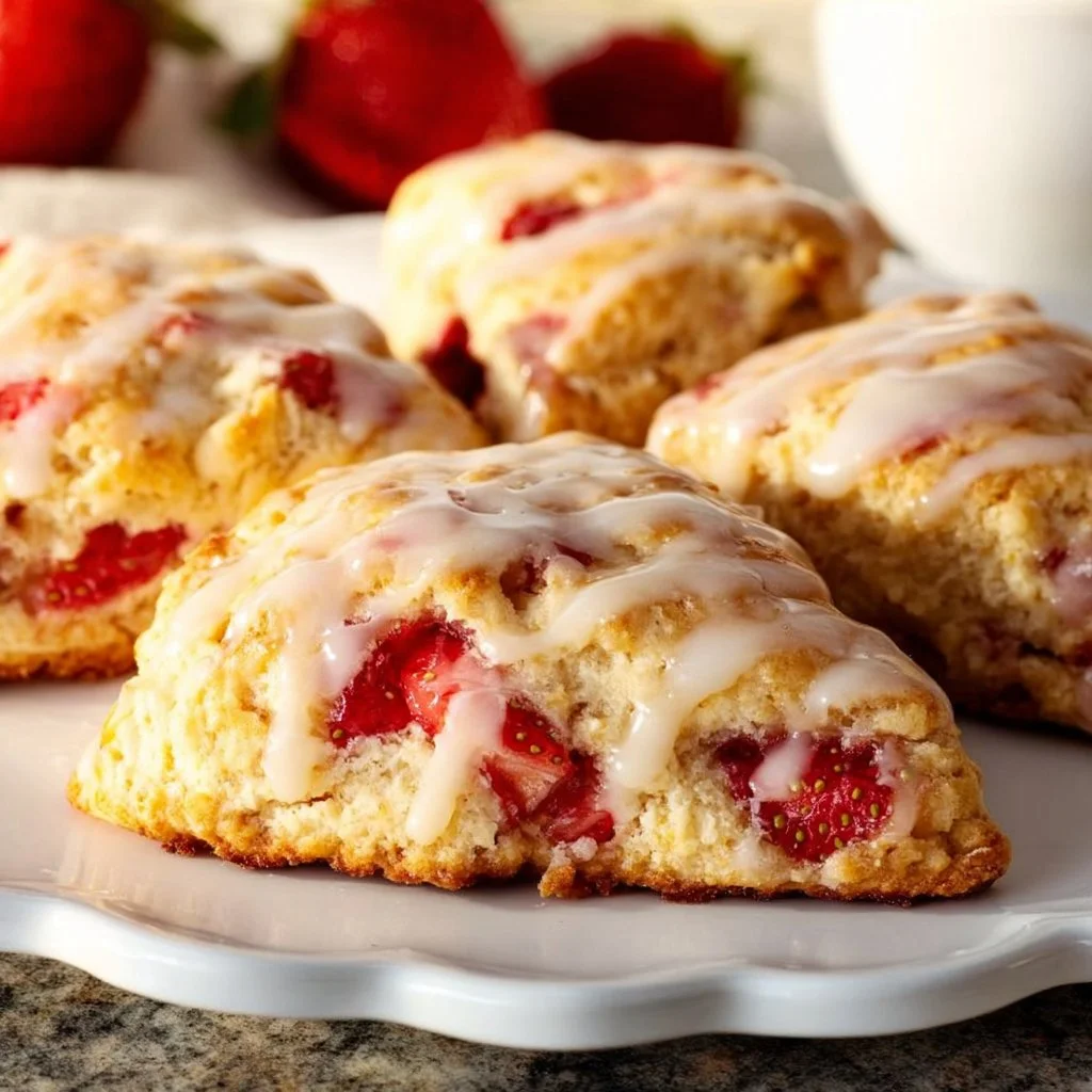 Strawberry Scones