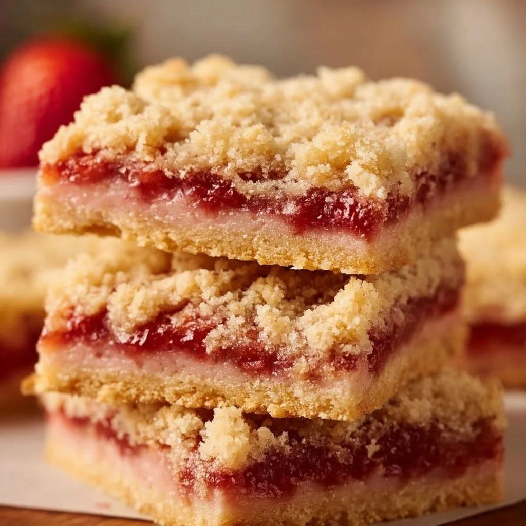 Strawberry Shortcake Bars Recipe