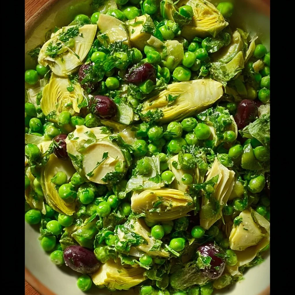 Artichoke, green peas and preserved lemon salad — My Moroccan Food