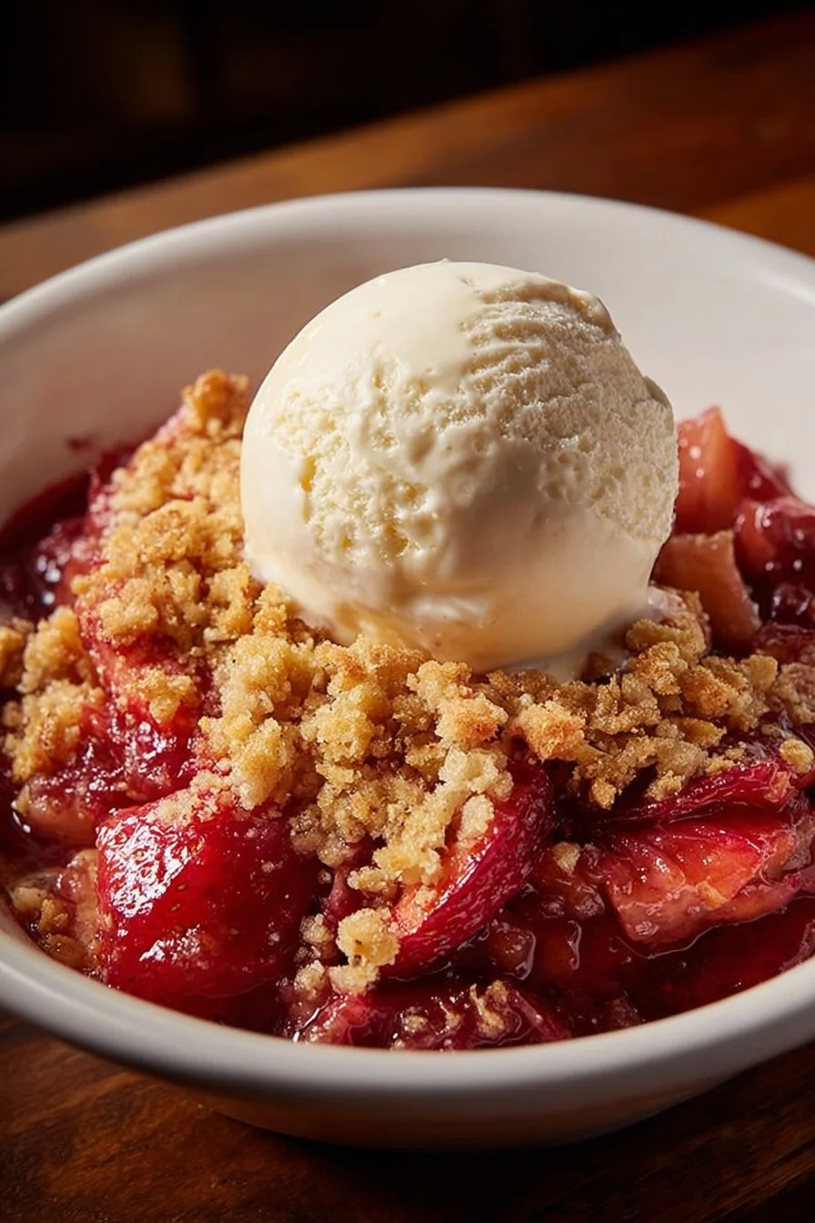 Best Homemade Rhubarb Crisp
