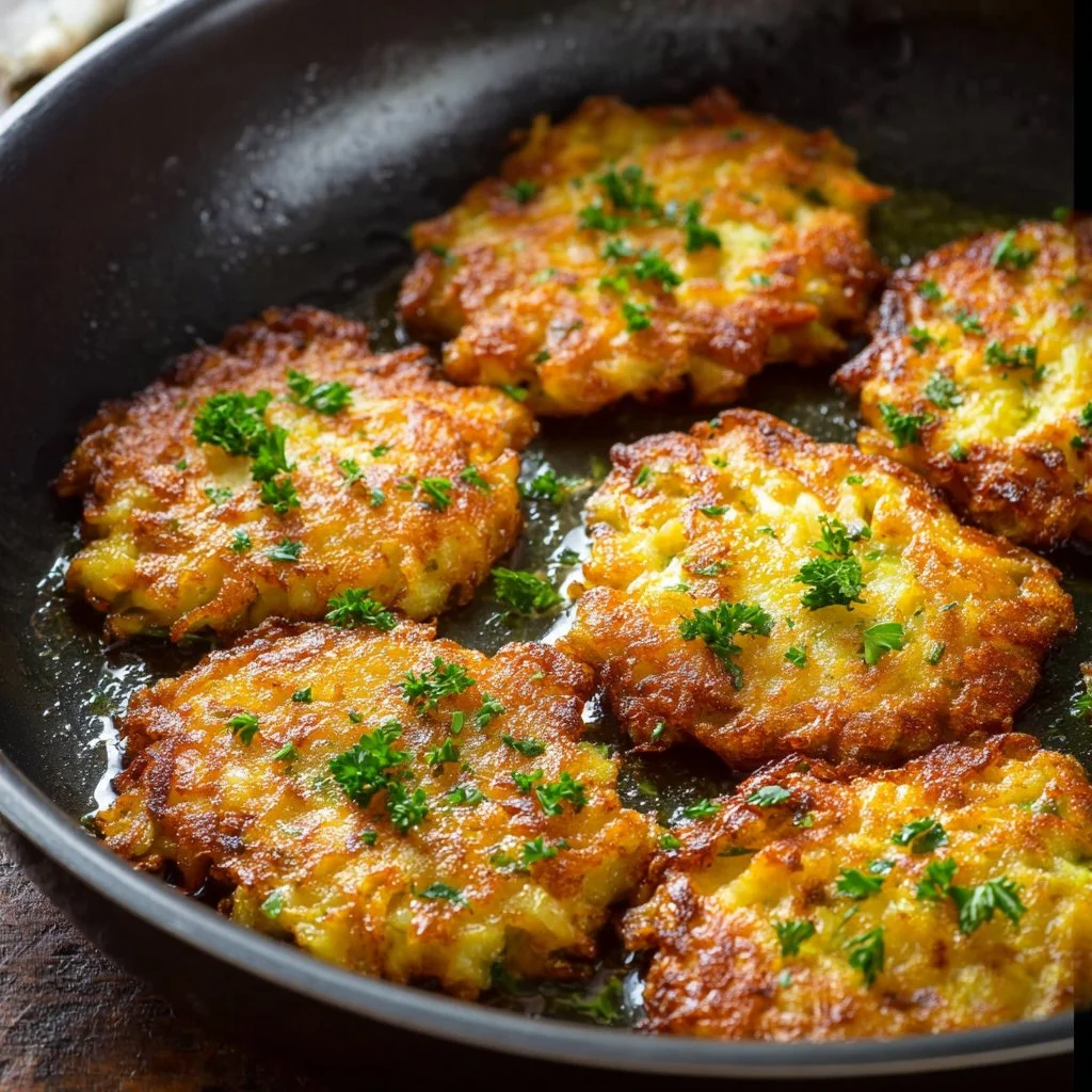Cheesy Shrimp Cakes