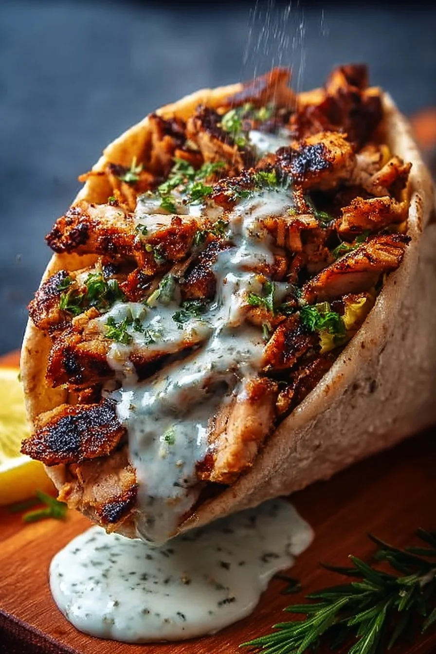 Chicken Shawarma with Garlic Sauce