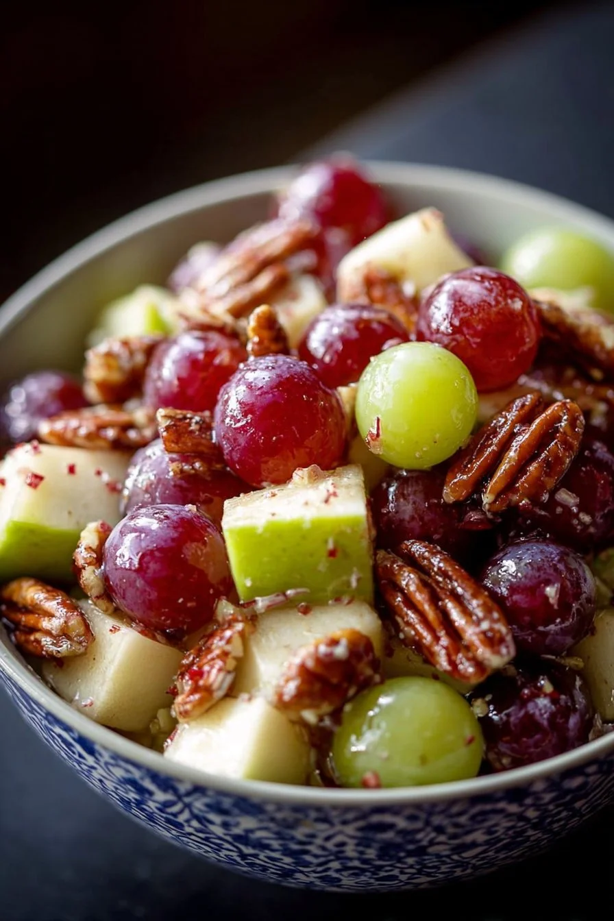 Cinnamon Apple Grape Salad