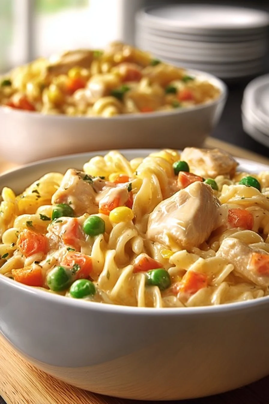 Classic Chicken Pot Pie Pasta