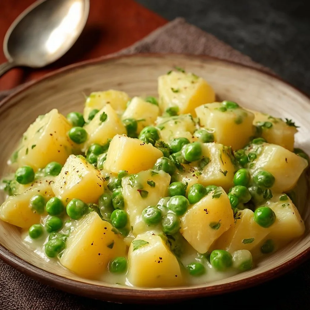 Creamed Peas and Potatoes