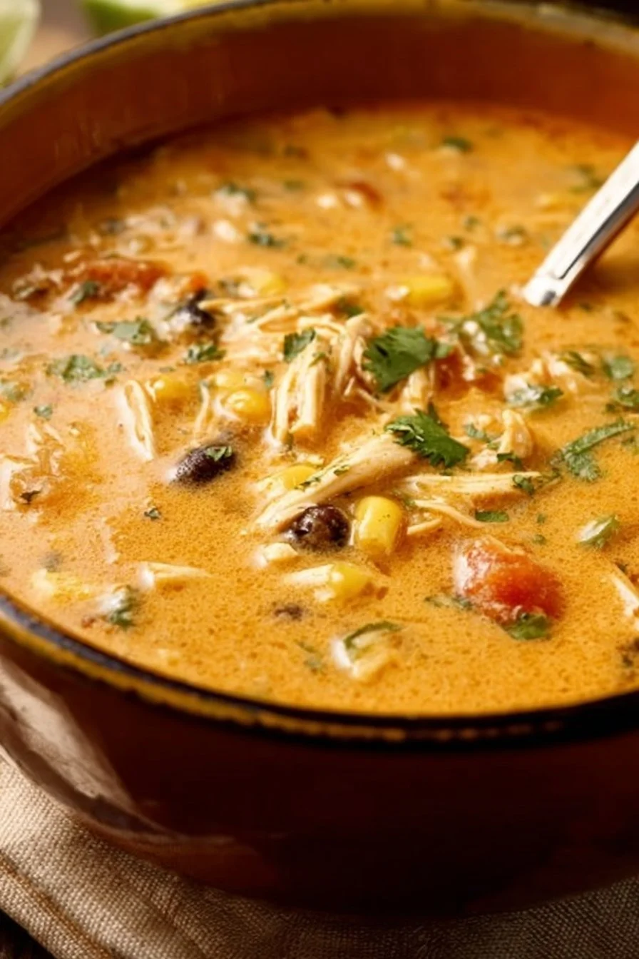 Creamy Chicken Tortilla Soup