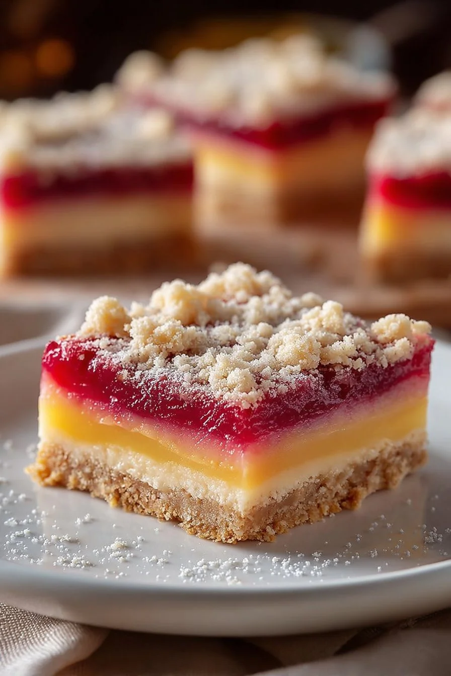 Creamy Rhubarb Cream Cheese Bars