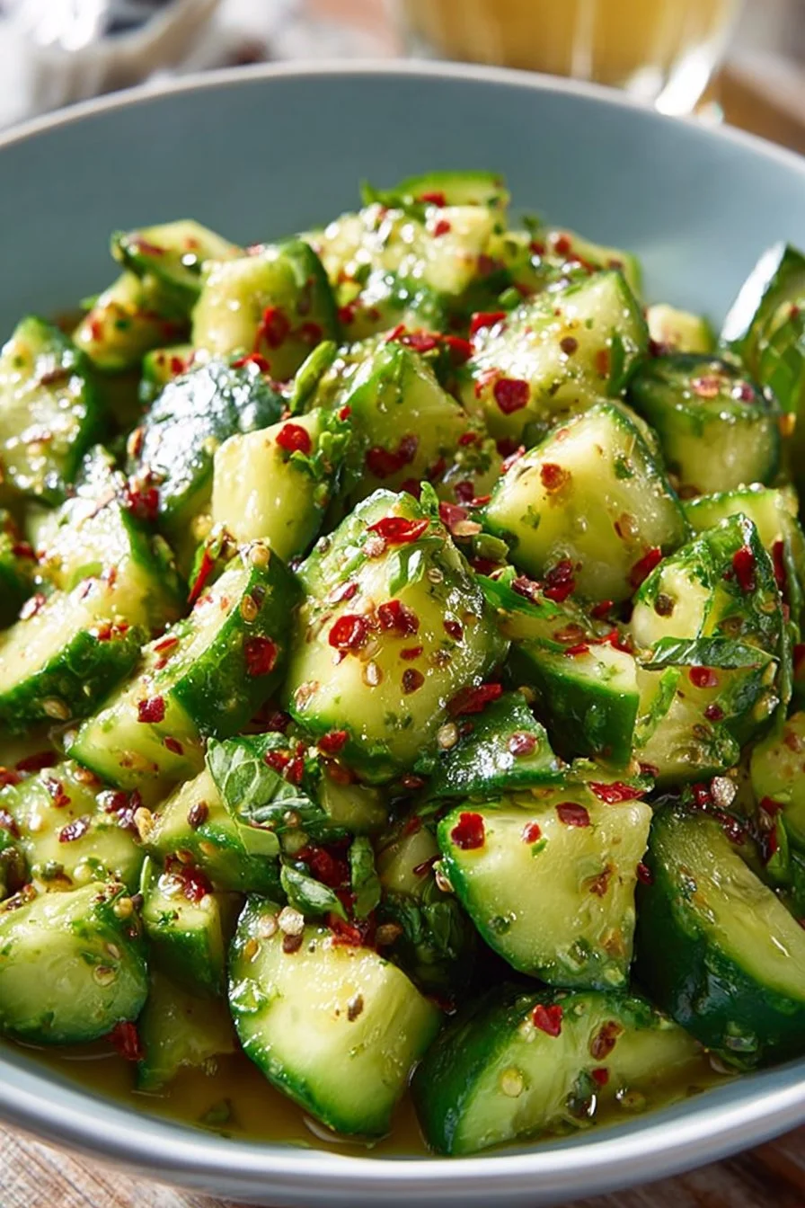 Cucumber Avocado Salad